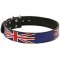 'Union Jack' Leather Dog Collar - a Centuries-Old Tradition