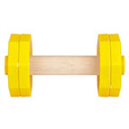 'Daily Training' Wooden Dog Dumbbell with Plastic Removable Plates for Schutzhund Training II 1000 g