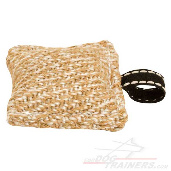 Durable Pocket Jute Puppy Bite Tag