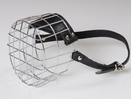 Metal Basket Muzzle for Comfy Dog Walking and Training