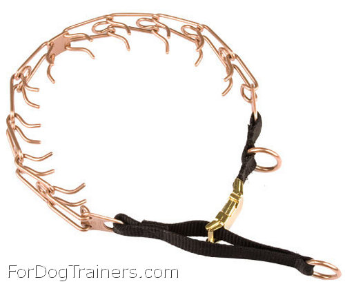 Herm Sprenger Curogan Dog Prong Collar for Safe Training - 3.99mm (1/6 inch)